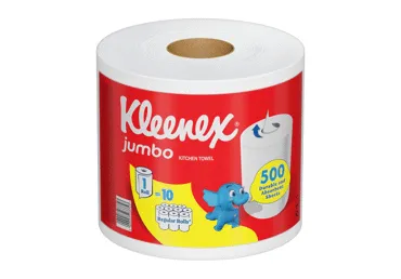 Popieriniai rankšluosčiai KLEENEX JUMBO, 2 sluoksnių, 1 vnt.