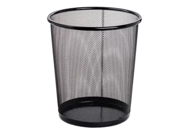 Popierių šiukšliadėžė, 7L juoda