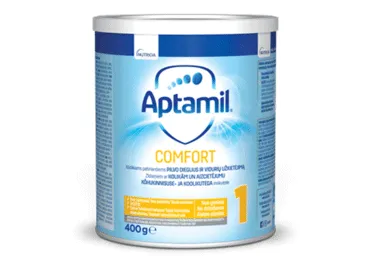 Pradinio maitinimo pieno mišinys APTAMIL COMFORT 1, 400 g