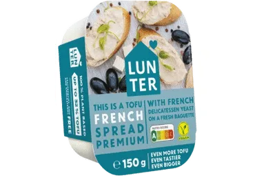 Prancūziška LUNTER tofu užtepėlė, 150 g