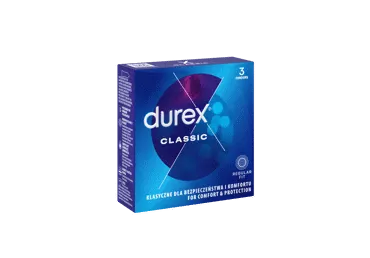 Prezervatyvai DUREX CLASSIC, 3 vnt.
