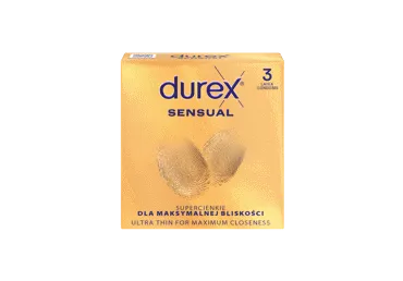 Prezervatyvai DUREX SENSUAL, 3 vnt.