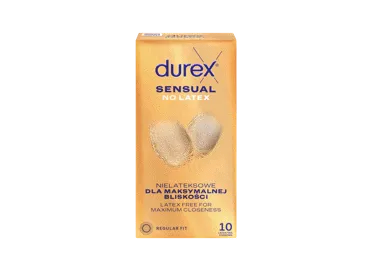 Prezervat.DUREX Sensual No Latex 10gab.