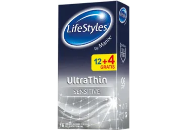 Prezervatyvai  LIFESTYLES ULTRA THIN,16 vnt.