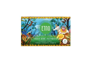 Prieskoninė arbata ETNO, IMBIERINĖ ISTORIJA, 30 g