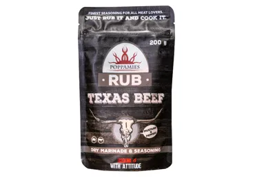Prieskonių mišinys POPPAMIES BEEF RUB, 200 g