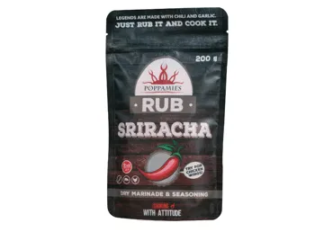 Prieskonių mišinys POPPAMIES SRIRACHA RUB, 200 g