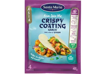 Ķiploka ingvera panējums SANTA MARIA 47g