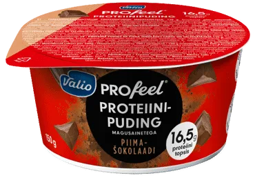 Pudingas VALIO PROFEEL, pieninio šokolado sk., 2,4 % rieb., 150 g