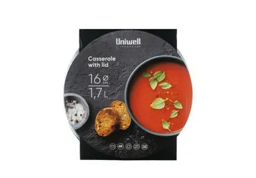 Katls ar vāku UNIWELL 16cm