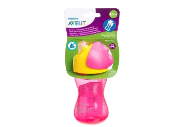Puodelis PHILIPS AVENT su šiaudeliu, nuo 12 mėn., 300 ml, 1 vnt.