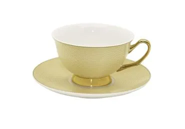 Krūze ar tasīti AURORA Golden 220ml