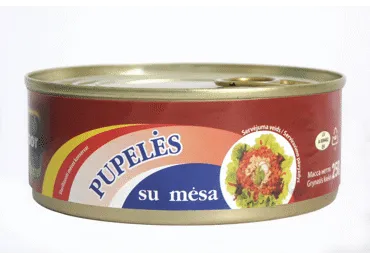 Pupelių košė su mėsa, 250 g