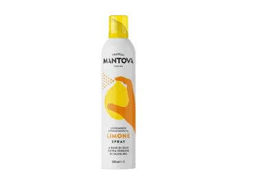 Purškiamas ypač grynas alyvuogių aliejus MANTOVA, citrinų skonio, 200 ml