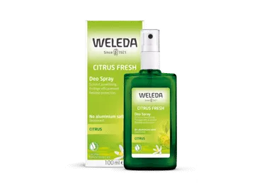 Purškiamasis dezodorantas WELEDA su citrusiniais vaisiais, 100 ml