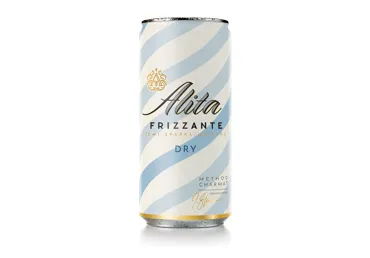 Pusiau putojantis baltasis sausas vynas ALITA FRIZZANTE, 200 ml
