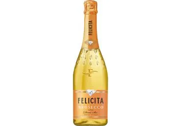 Pusiau sausas rūšinis putojantis vynas FELICITA DEMI SEC PROSECCO DOC, 10,5 %, 0,75 l