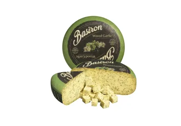 Puskietis sūris su meškiniais česnakais BASIRON, 50 %, 1 kg
