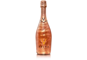 Putojantis aromatizuotas vyno kokteilis AVIVA PINK GOLD, 750 ml