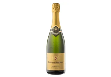 Putojantis baltasis pusiau sausas vynas BARON D'ARIGNAC, 750 ml