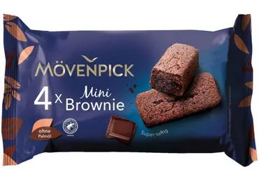 Pyragaičiai su juoduoju šokoladu MOVENPICK BROWNIE, 140 g