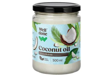 Rafinēta kokosriekstu eļļa WELL DONE 500ml