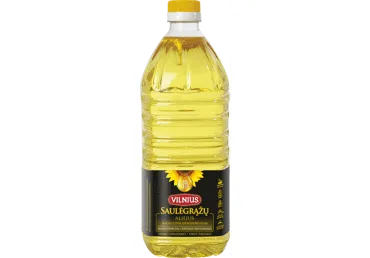 Rafinuotas saulėgrąžų aliejus VILNIUS, 2 l