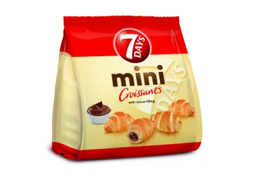 Kruasāni 7 DAYS ar kakao krēmu mini 185g