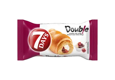 Kruasāns 7DAYS DOUBLE ķiršu-vaniļas 60g