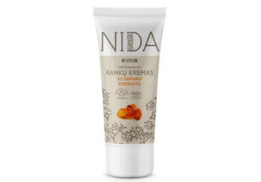 Rankų kremas NIDA su gintaro ekstraktu, 75 ml