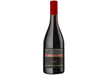 Raudonas sausas vynas COPPIERE ROSSO PUGLIA  11,5% 0,75
