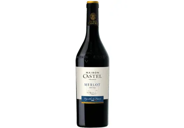 Raudonas sausas vynav MAISON CASTEL MERLOT 14 %, 750 ml