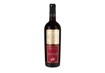 Raudonasis pusiau saldus vynas BEDIANI ALAZANI, 750 ml