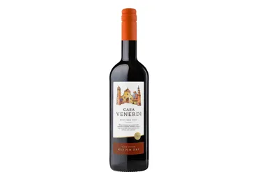 Raudonasis pusiau sausas vynas CASA VENERDI, 750 ml