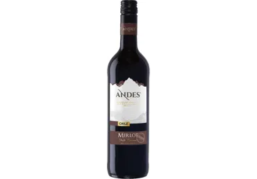 Raudonasis sausas vynas ANDES MERLOT CHILE, 750 ml
