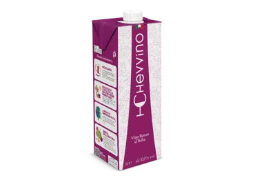 Raudonasis sausas vynas CHEVVINO, 1 l