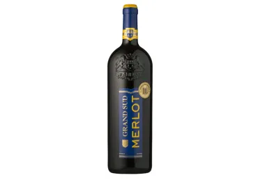 Raudonasis sausas vynas GRAND SUD MERLOT, 1 l, 1 l