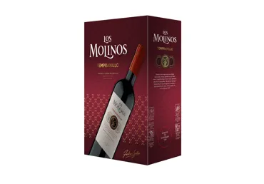Raudonasis sausas vynas LOS MOLINOS, 3 l, 3 l