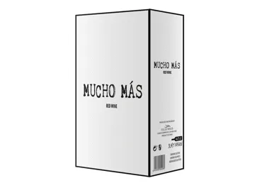Raudonasis sausas vynas MUCHO MAS, 3 l