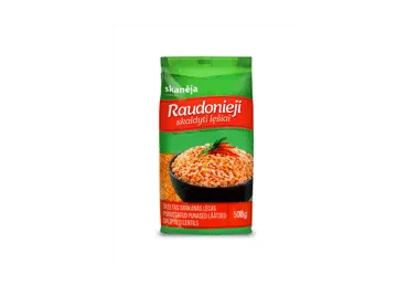 Raudonieji lęšiai SKANĖJA, 0.5 kg