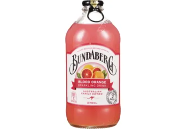 Raudono apelsino skonio gazuotas gaivusis gėrimas Bundaberg, 375 ml