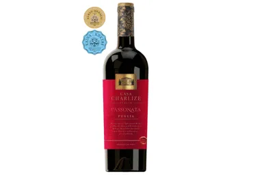 Pusiau sausas raudonasis vynas su SGN,	
CASA CHARLIZE Passonata Rosso Puglia IGT 13,5% 0,75L but.,