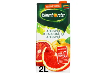 Raudonųjų apelsinų sulčių gėrimas ELMENHORSTER, 2 l