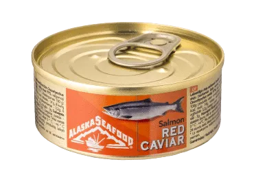 Raudonųjų lašišų ikrai ALASKA SEAFOOD, 95 g
