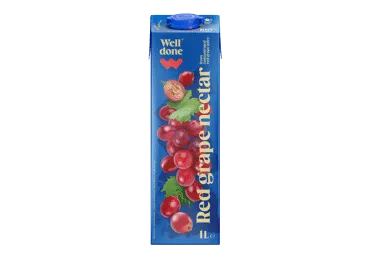 Raudonųjų vynuogių nektaras WELL DONE, 1 l