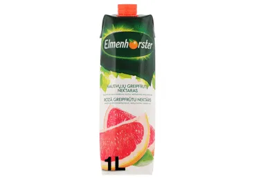 Raudonųjų greipfrutų nektaras ELMENHORSTER, 50 %, 1 l