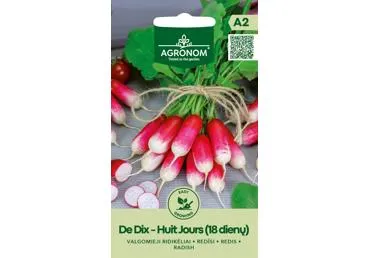 Ridikėlių sėklos ASEJA DE DIX-HUIT JOURS, 2 g, 20-0138 (B)