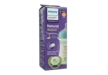 Rinkinys Buteliukas Avent "Natural Response" 260 ml ir čiulptukas 0-6 mėn., SCD838/17