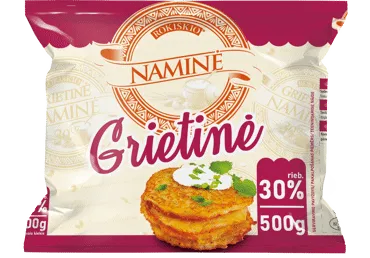 ROKIŠKIO NAMINĖ grietinė, 30 % rieb., 500 g