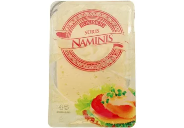 ROKIŠKIO NAMINIS sūris (riekelės), 45 % rieb. s. m., 150 g